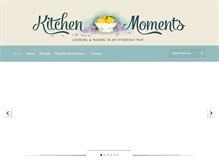 Tablet Screenshot of kitchen-moments.com